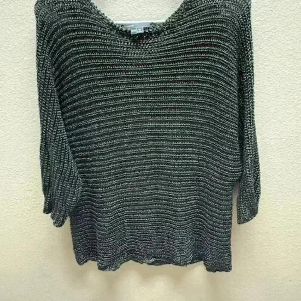 vince metallic mesh blouse - Picture 2 of 4